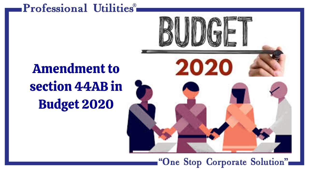 44AB in Budget 2020