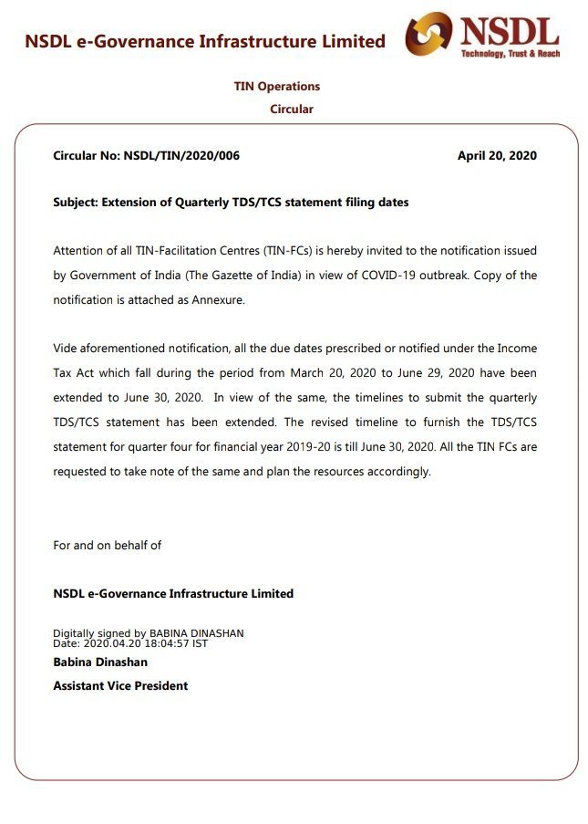 TDS TCS FILING RETURN