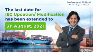 Read more about the article DGFT Extended Last Date for IEC Updation/ Modification to 31st August, 2021