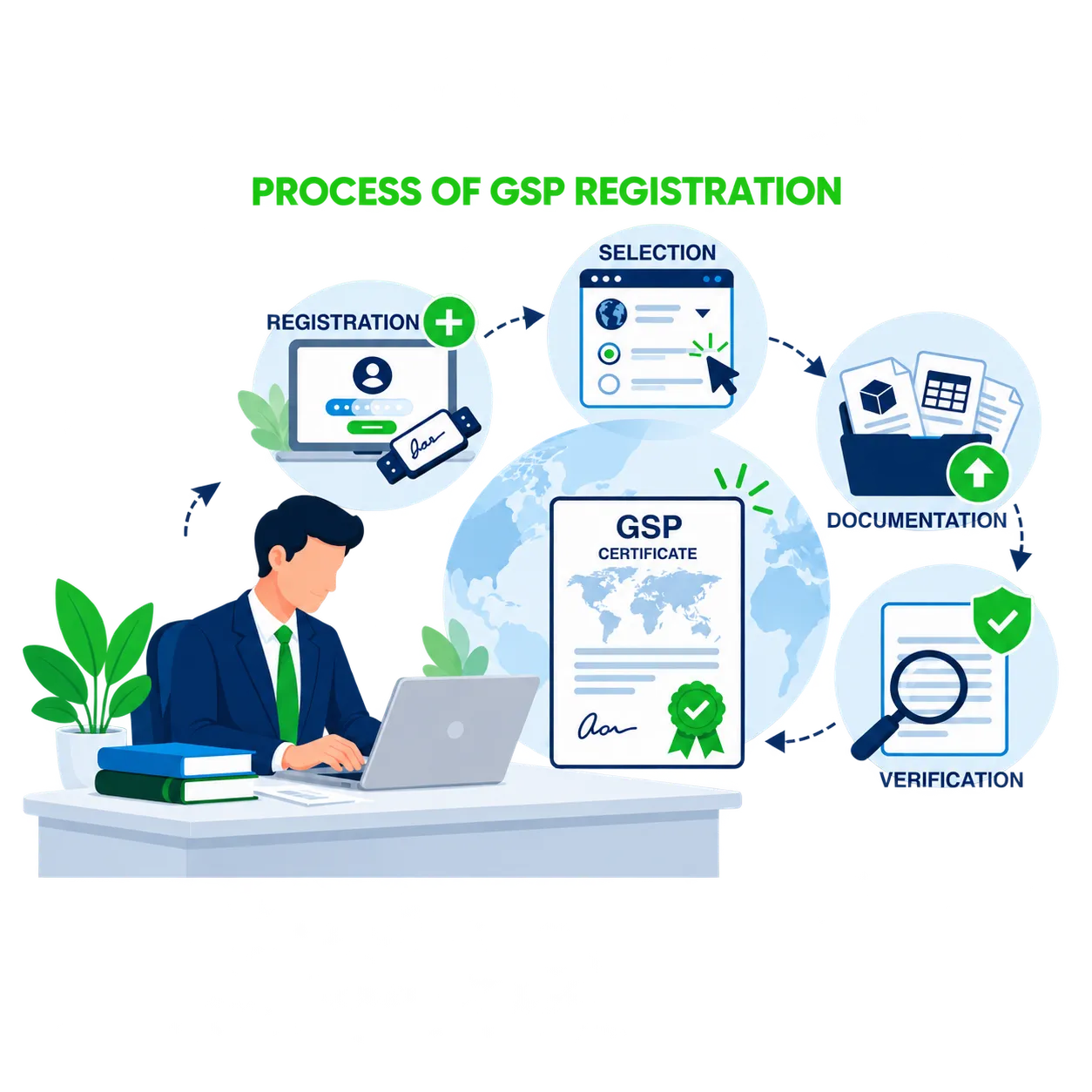 Process for GSP registration