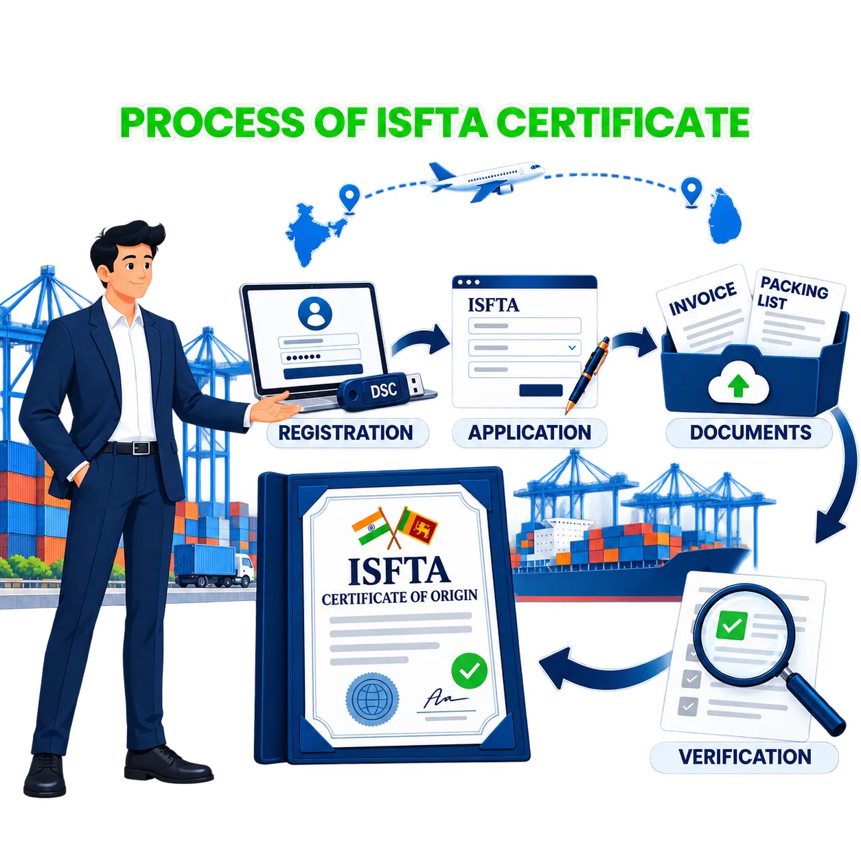 Process for India-Sri Lanka FTA (ISFTA) certificate