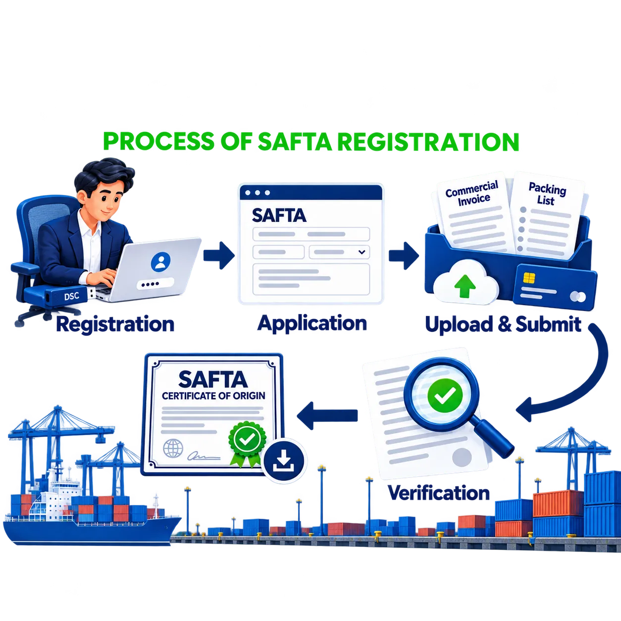 Process for SAFTA registration