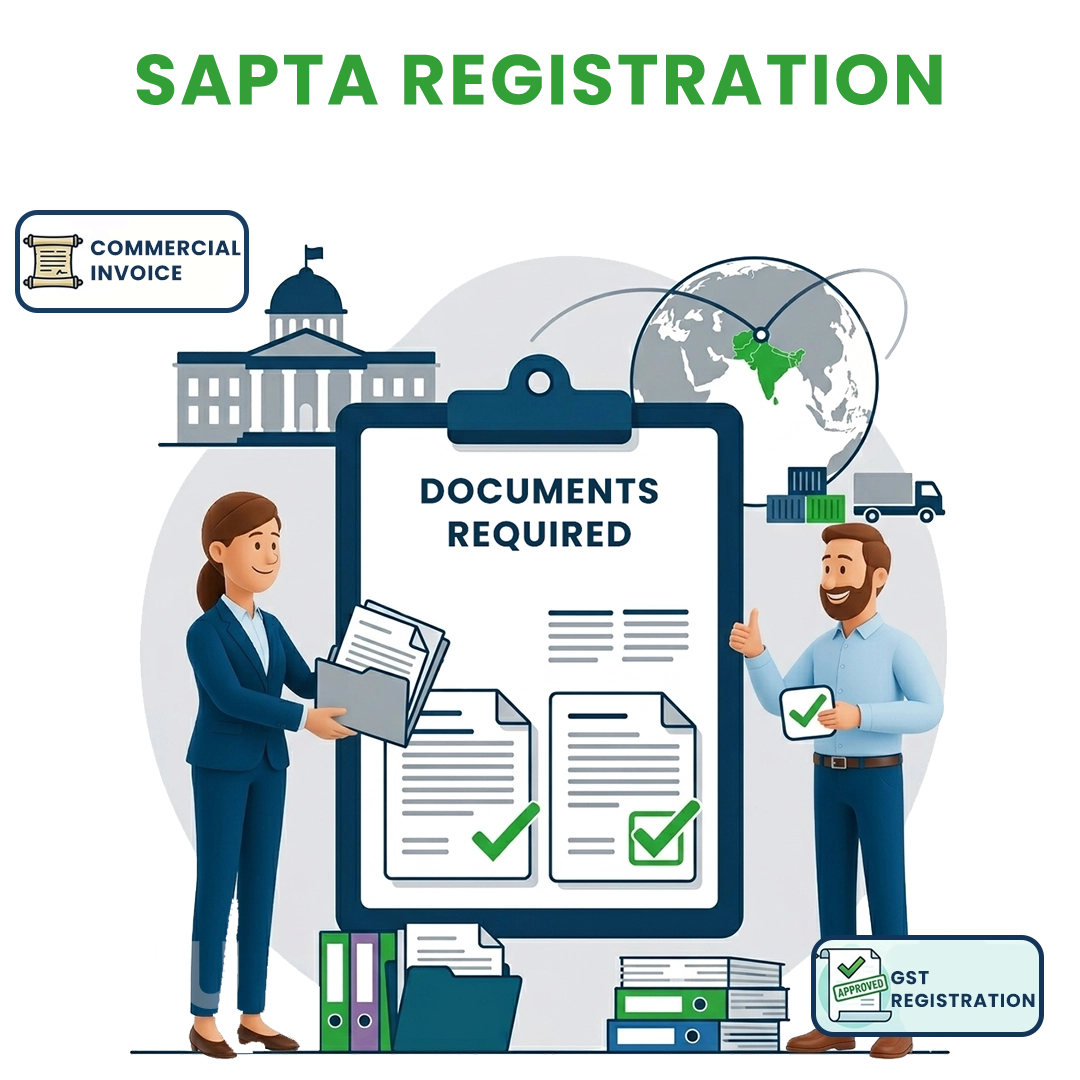 Documents required for sapta registration