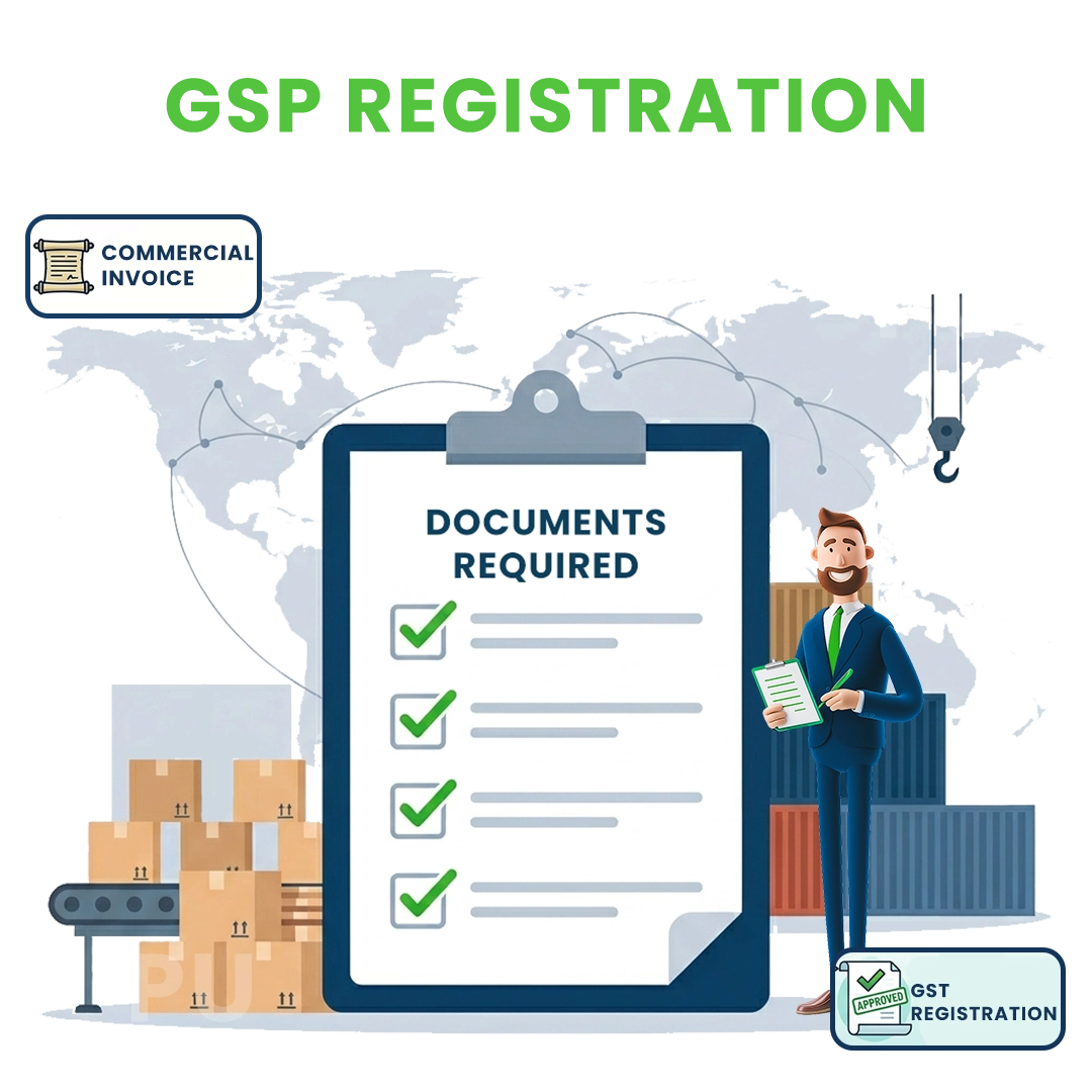 Documents Required For GSP Registration