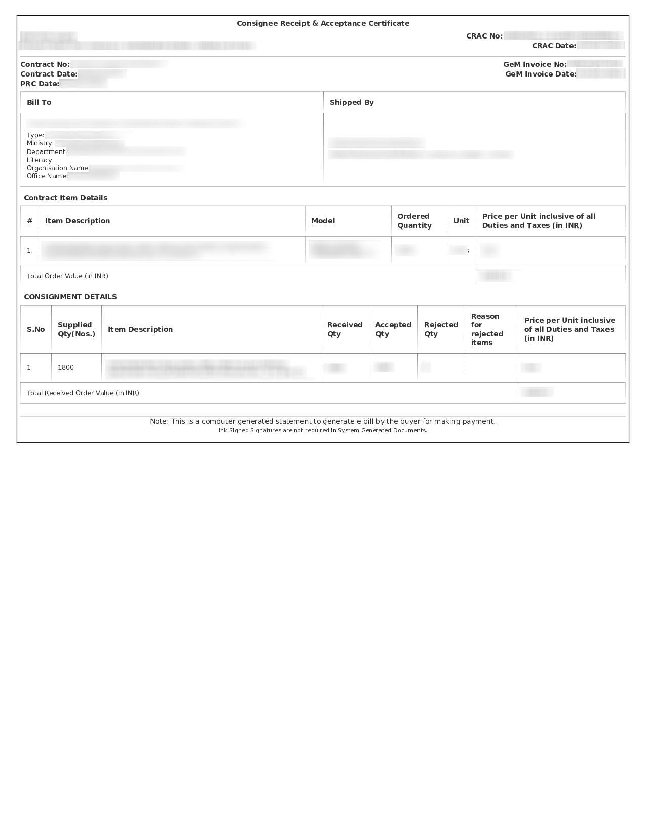 CRAC Certificate Sample