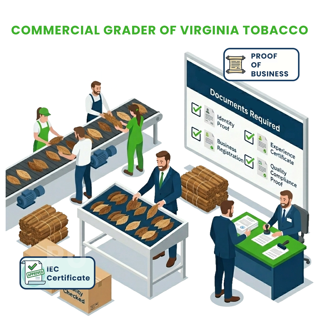Documents Required To Become A Commercial Grader Of Virginia Tobacco