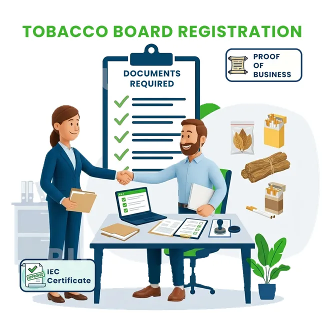 Documents required For Tobacco Board Registration