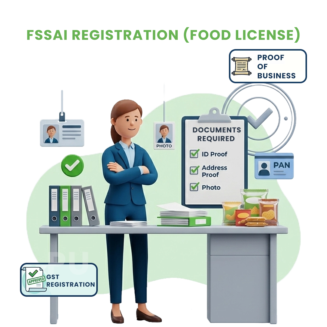 Documents Required For FSSAI Registration