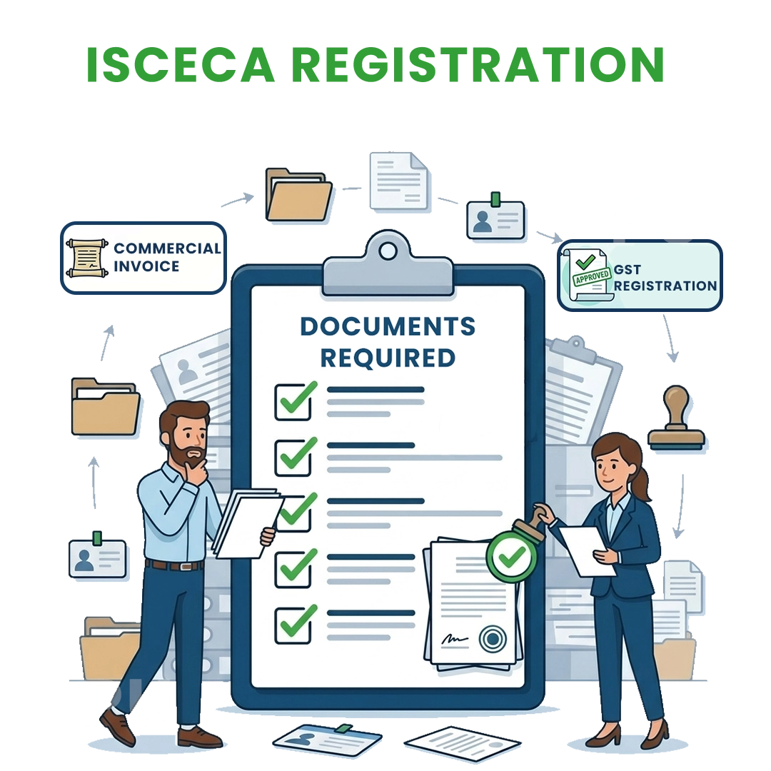 Documents required for ISCECA registration