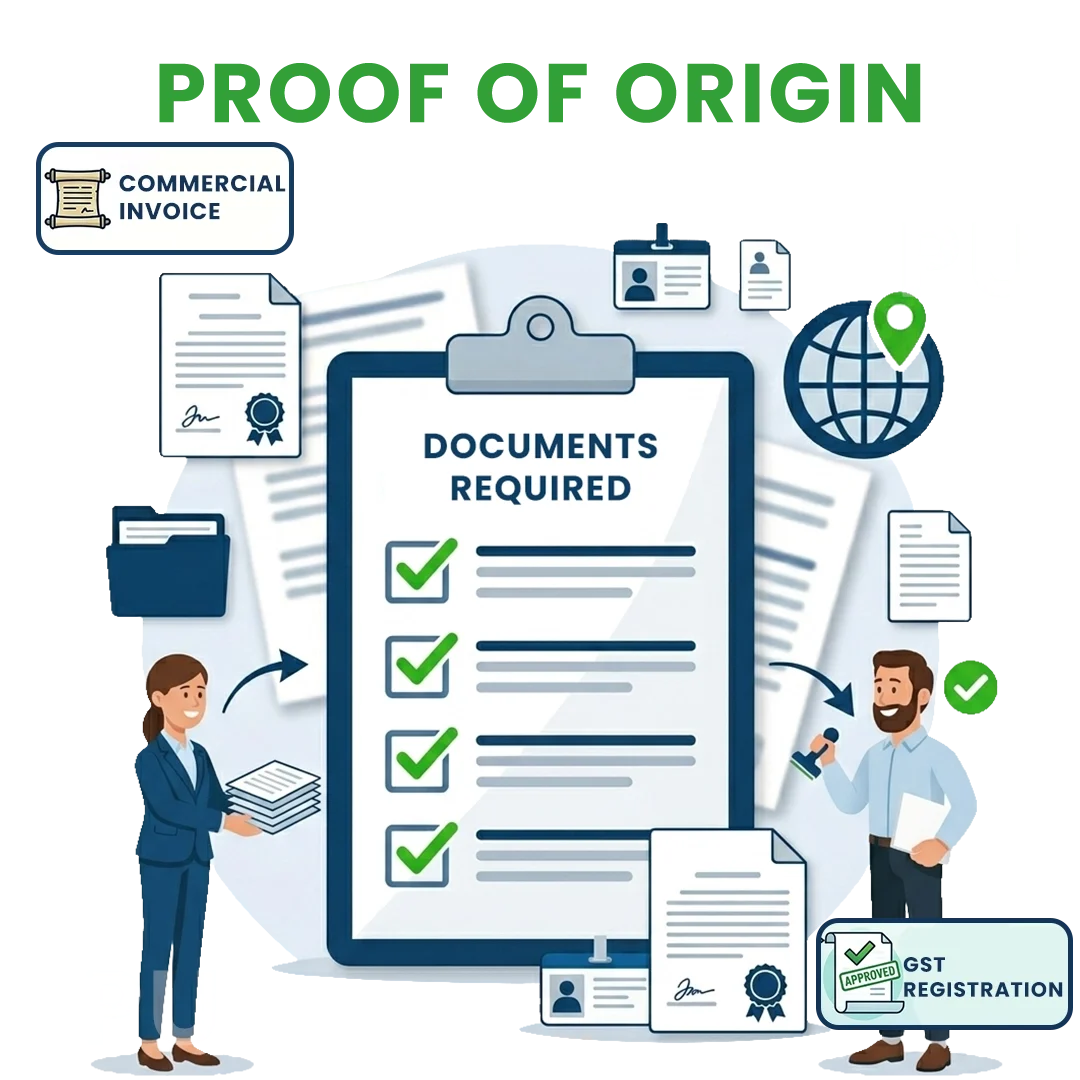Documents Required for Proof of Origin