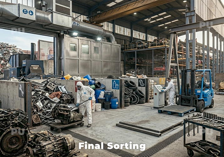 Final Sorting - Scrap valuation & recycling