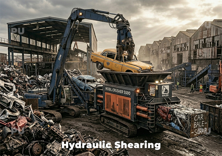 Hydraulic Shearing - Break metal frames