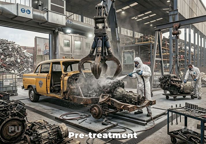 Pre-treatment - Surface cleaning & paint removal