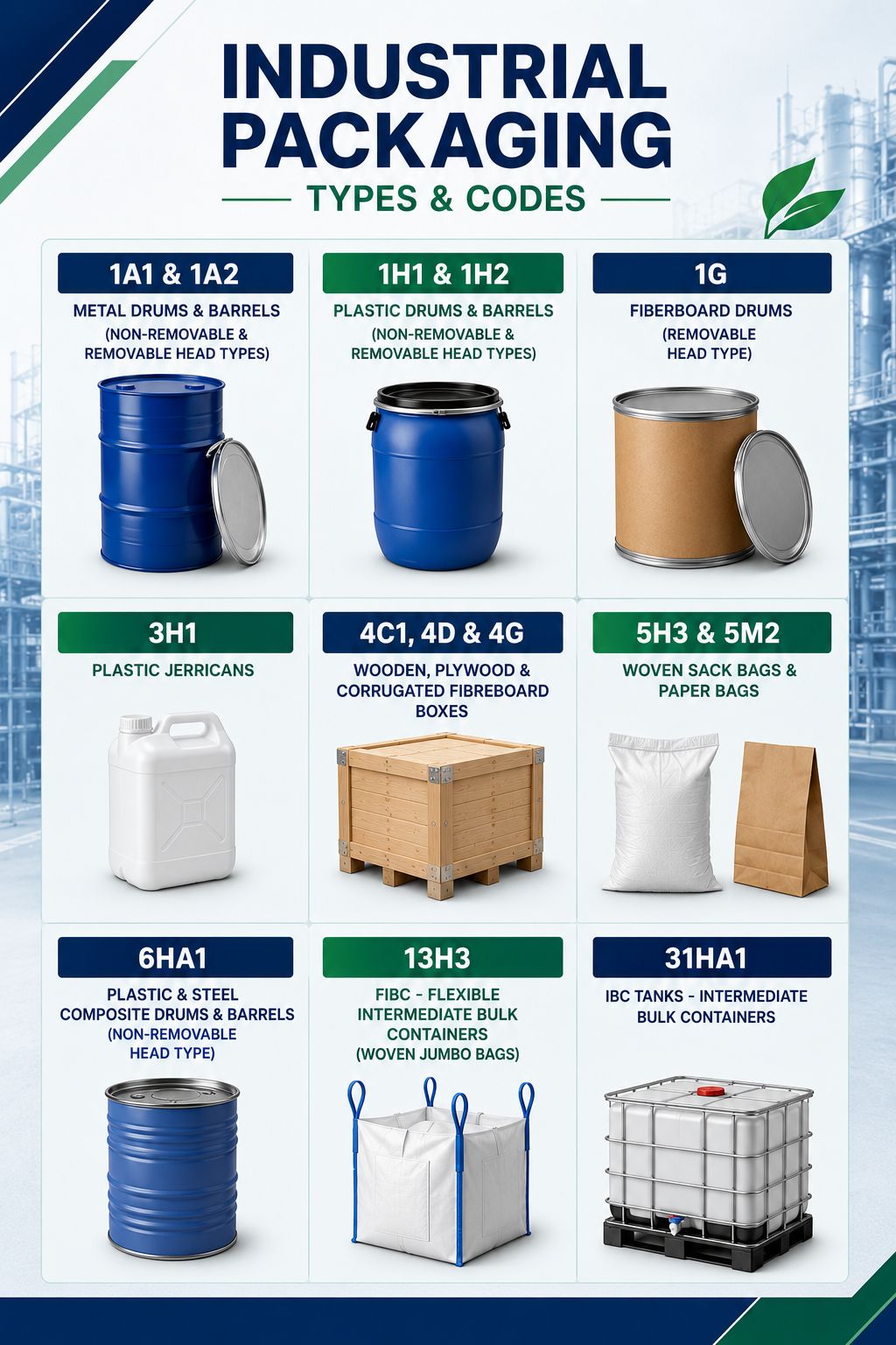 Types of Packaging Materials for UN IIP Certificate