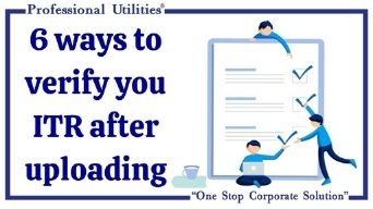 6 ways to verify ITR
