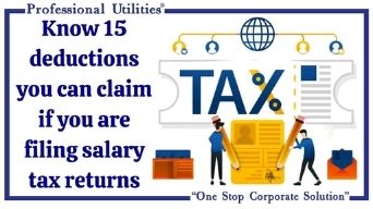 Know 15 deductions you can claim