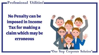No Penalty for Erroneous Claims