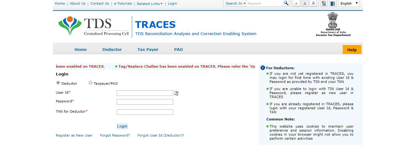 traces