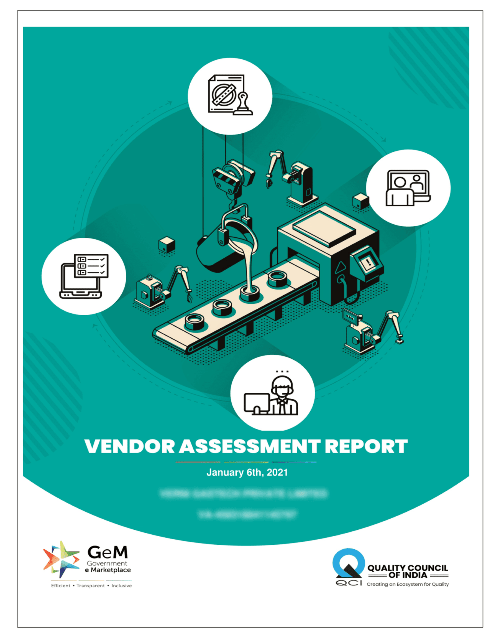 Vendor Assessment sample for manufacturing unit