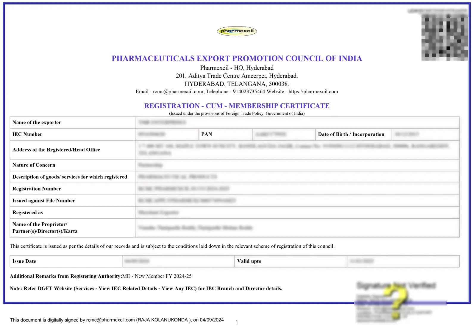 Gem & Jewellery export promotion council Sample