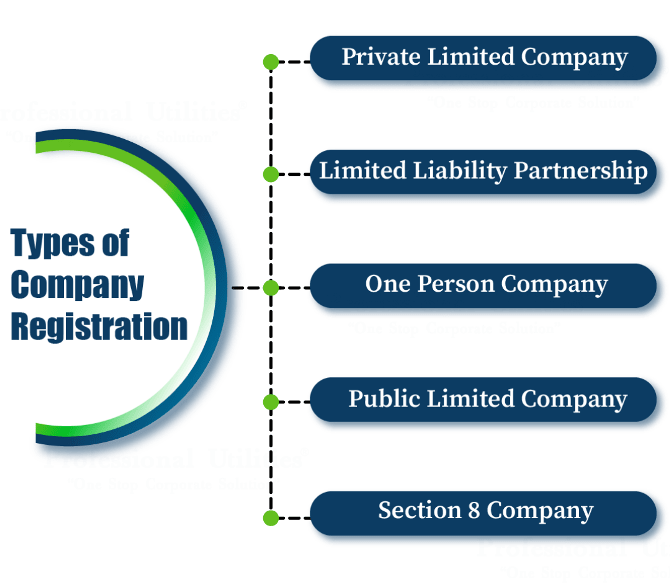 Types of company registration in India